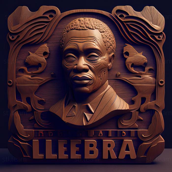 3D модель Либерия Республика Либерия (STL)